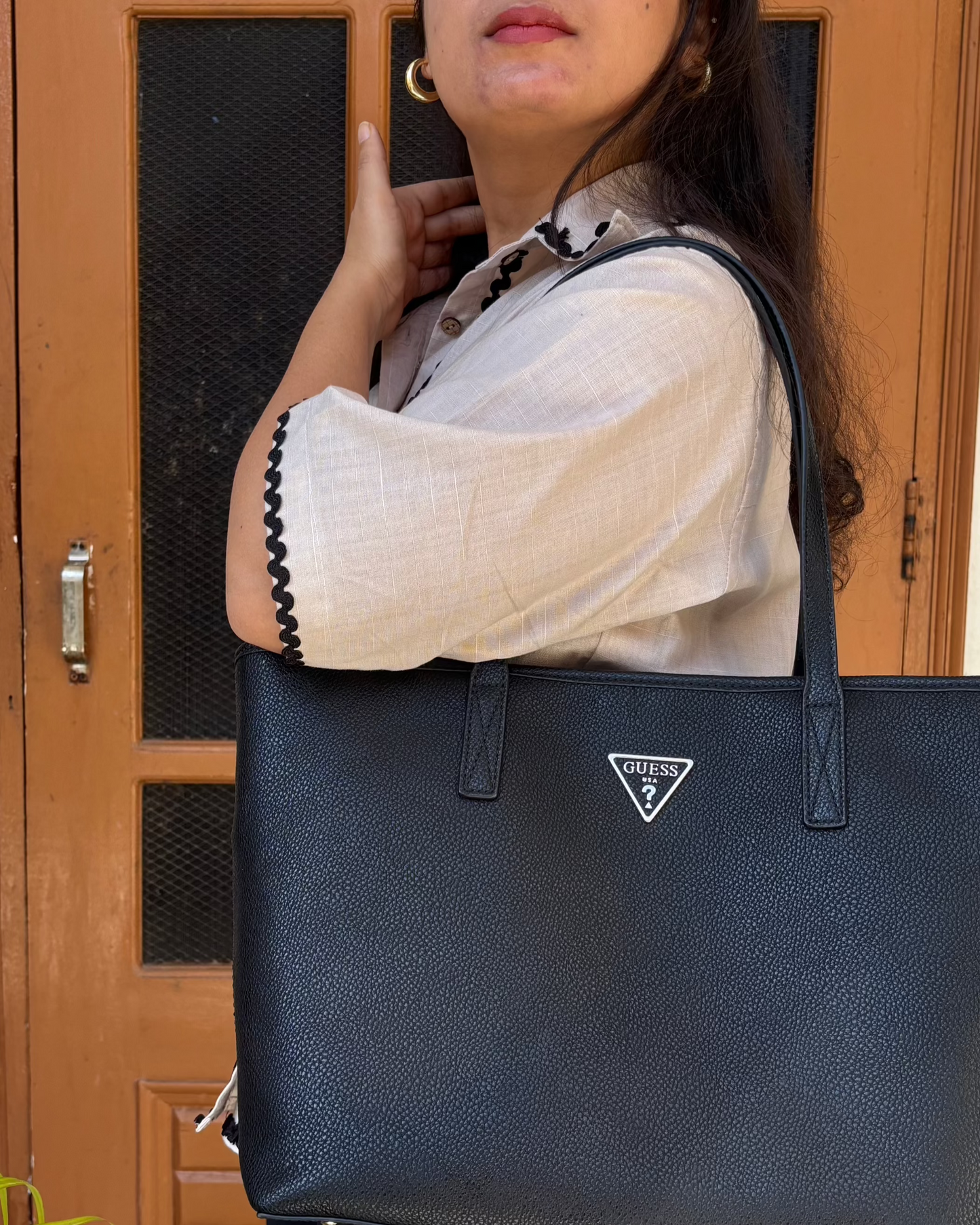 Beige Cotton linen shirt